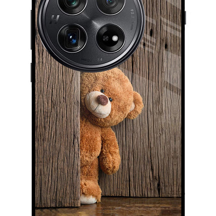 Teddy Wooden Oneplus 12 Glass Case