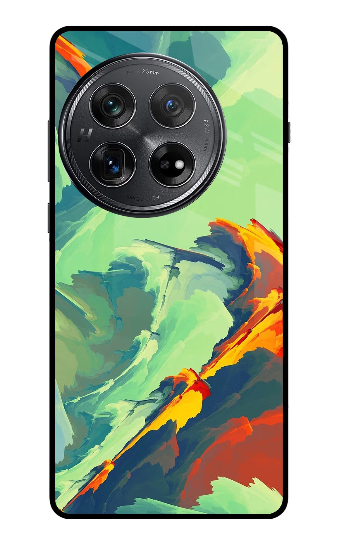 Paint Art Oneplus 12 Glass Case Back Cover by Casekaro