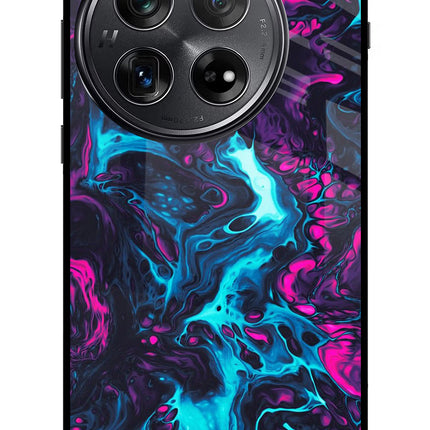 Abstract Oneplus 12 Glass Case