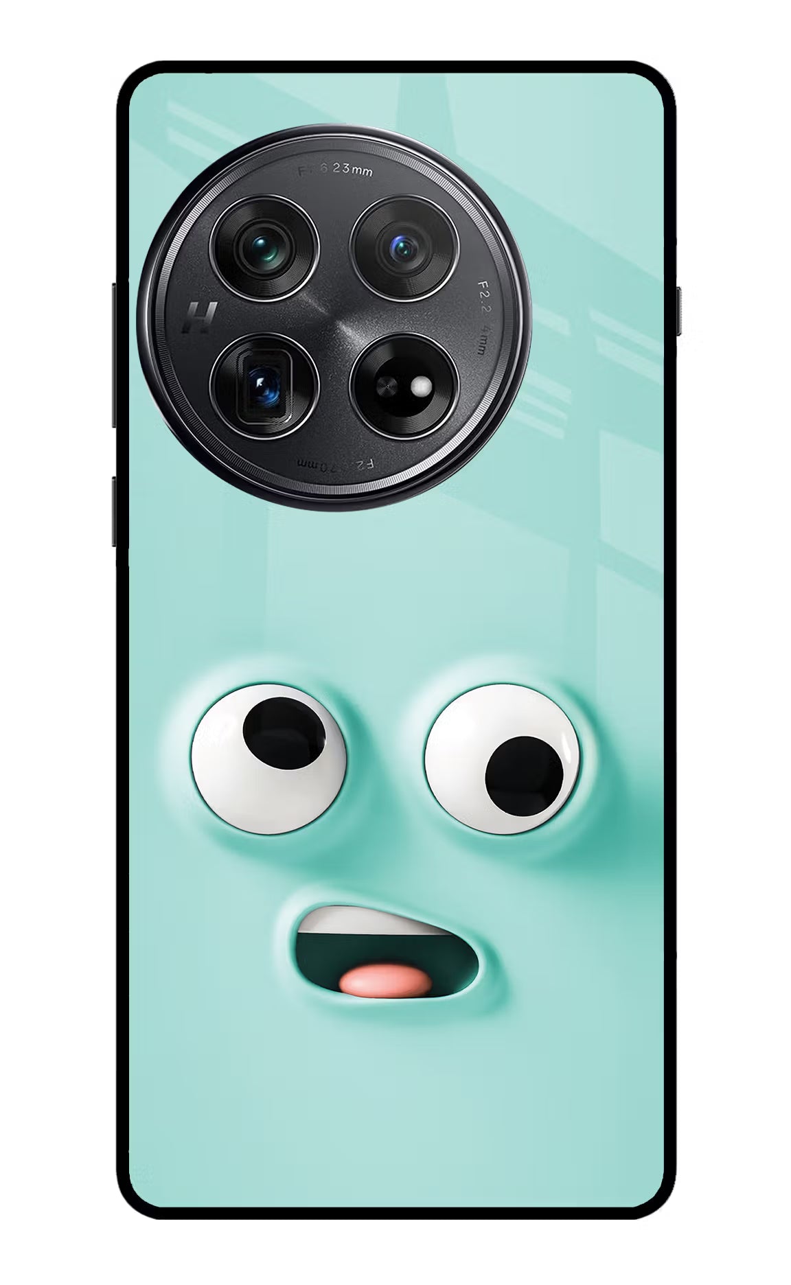 Funny Cartoon Oneplus 12 Glass Case Back Cover by Casekaro
