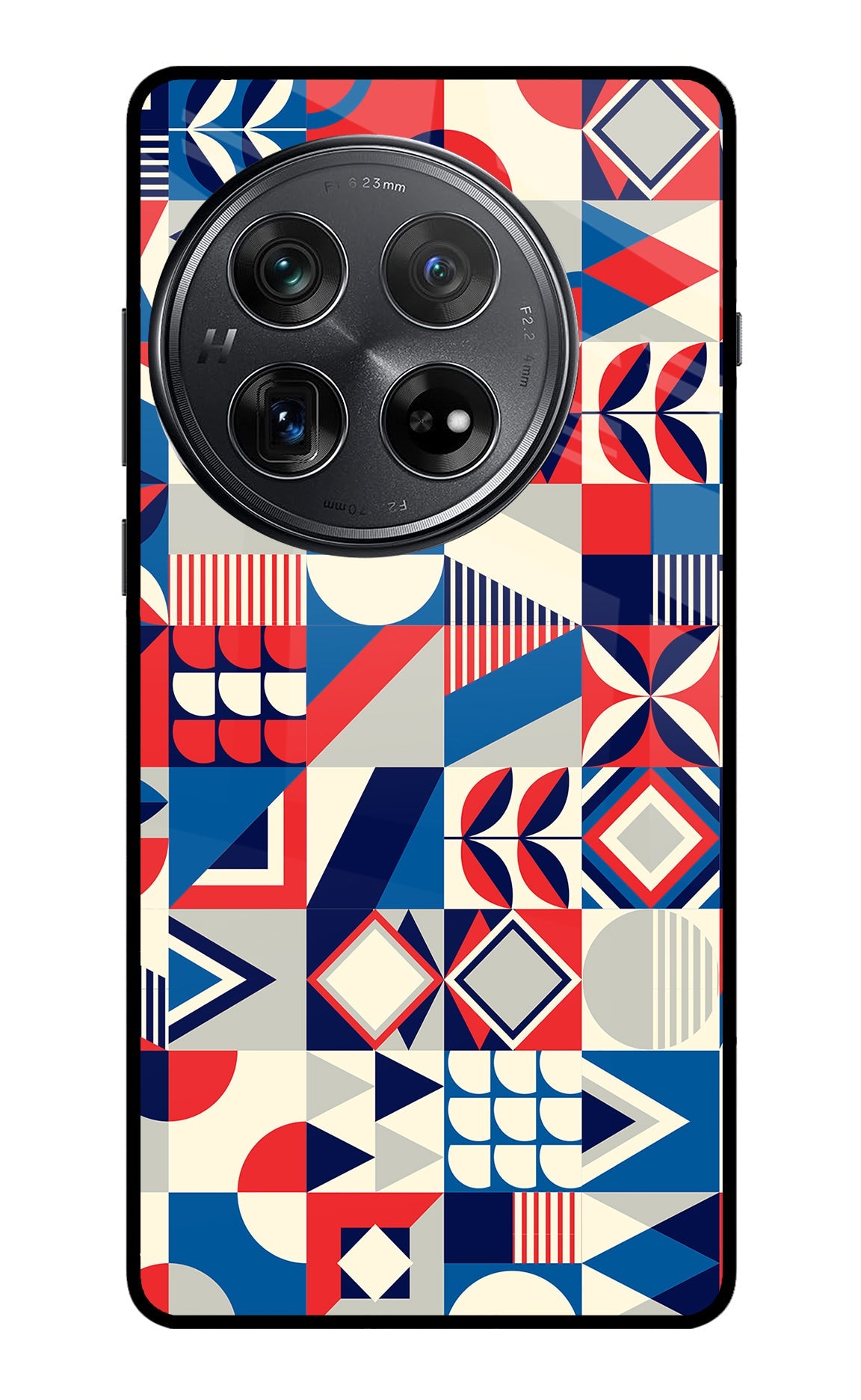 Colorful Pattern Oneplus 12 Glass Case