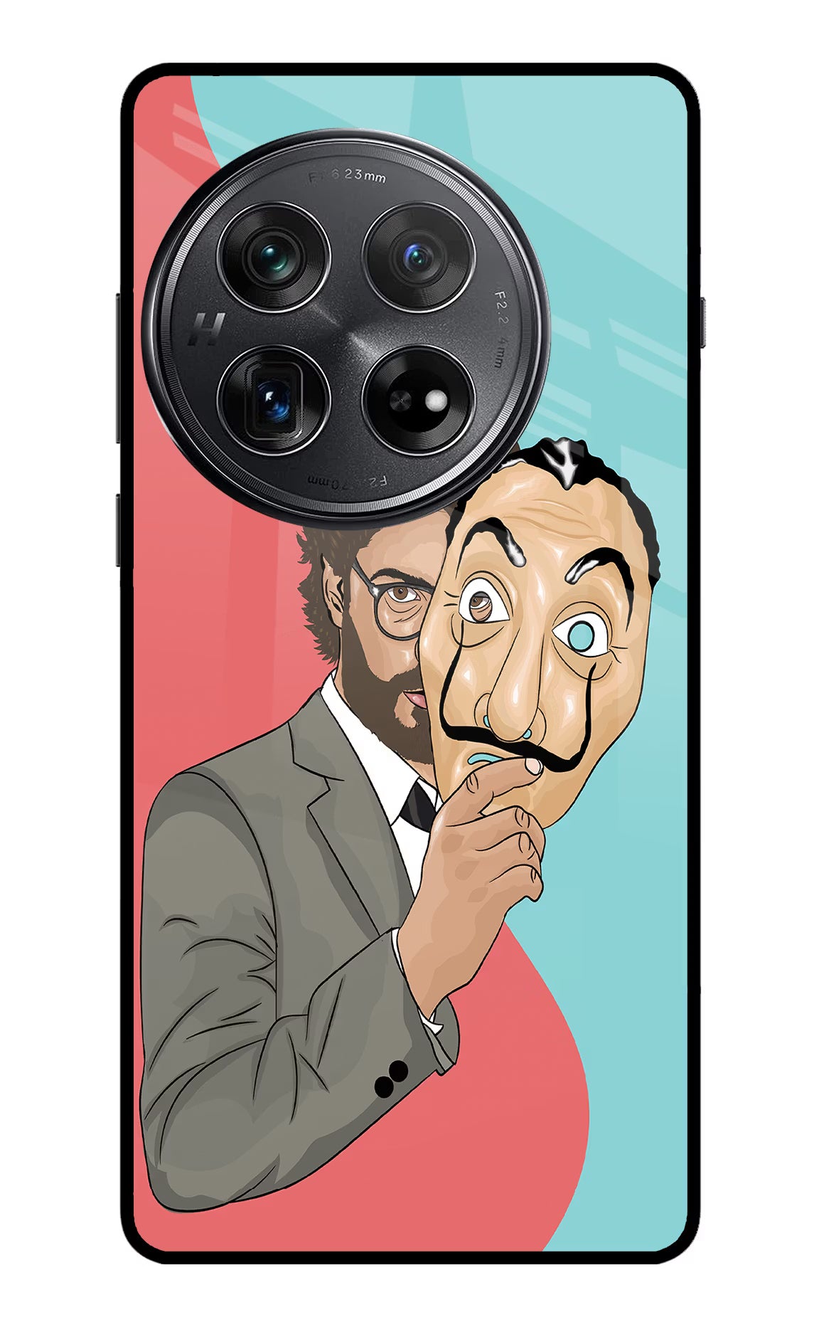 Professor Oneplus 12 Glass Case Back Cover by Casekaro