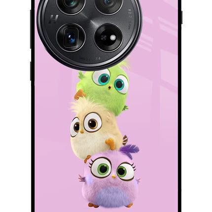Cute Little Birds Oneplus 12 Glass Case