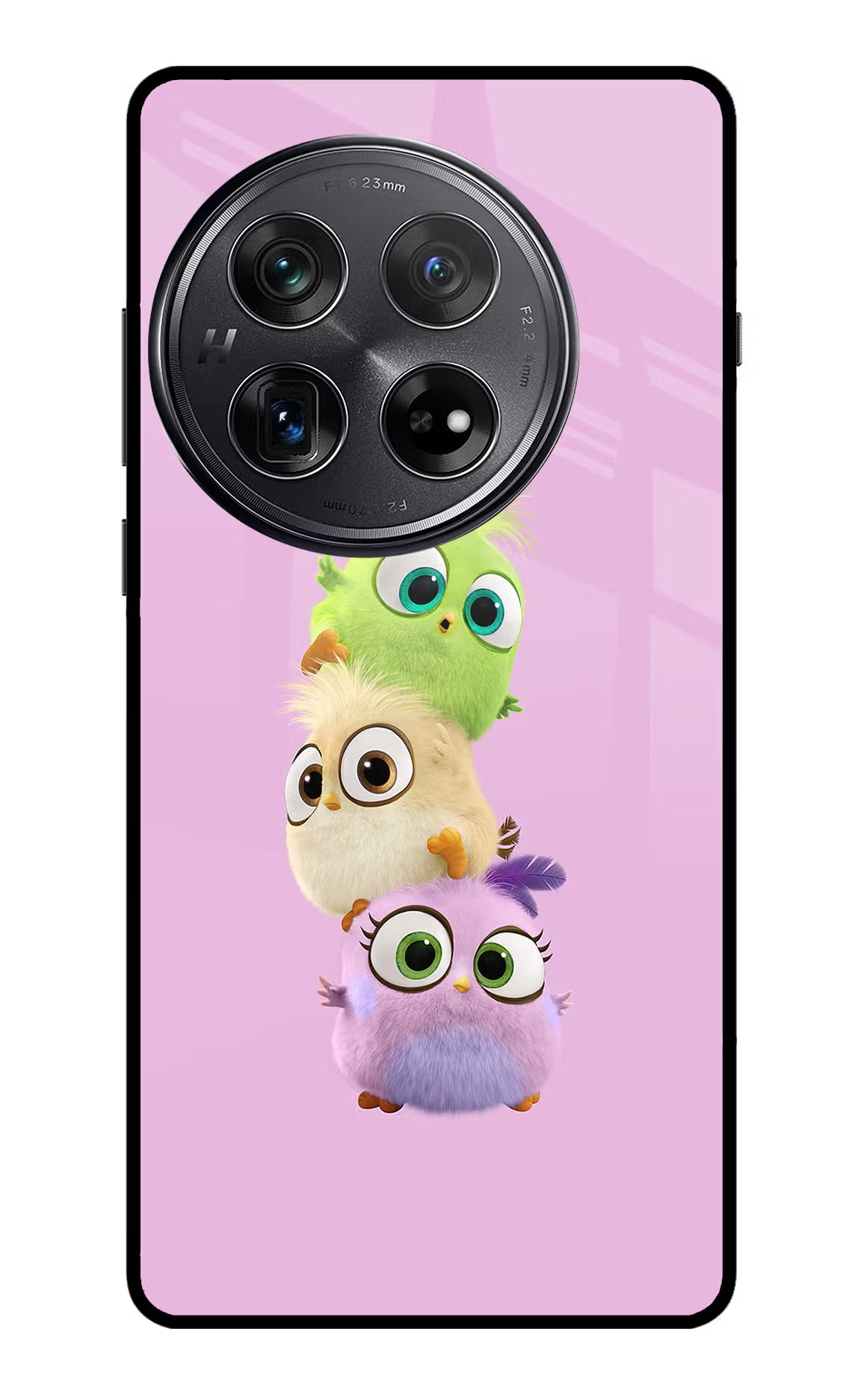 Cute Little Birds Oneplus 12 Glass Case Back Cover by Casekaro