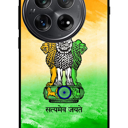 Satyamev Jayate Flag Oneplus 12 Glass Case