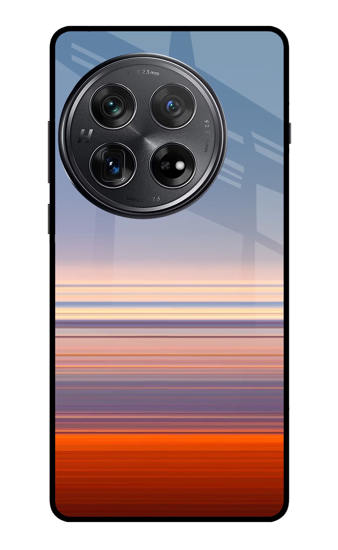 Morning Colors Oneplus 12 Glass Case Back Cover by Casekaro