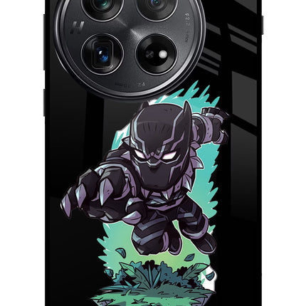 Black Panther Oneplus 12 Glass Case