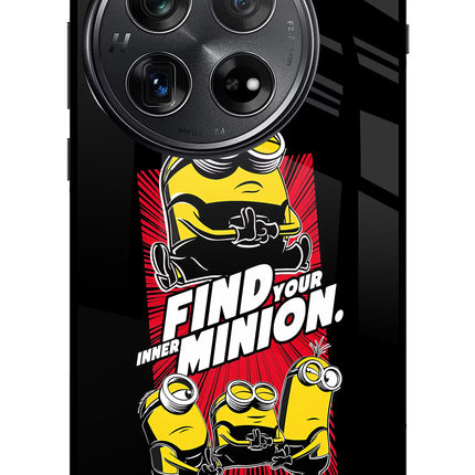 Find your inner Minion Oneplus 12 Glass Case