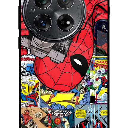 Spider Man Oneplus 12 Glass Case