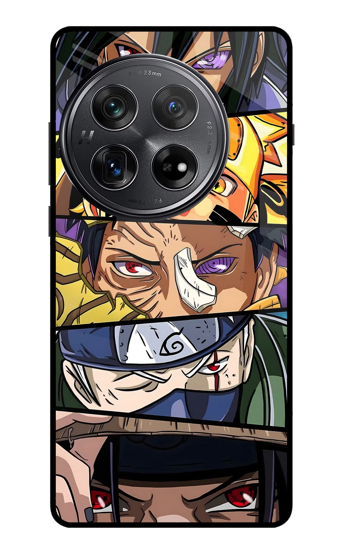 Naruto Character Oneplus 12 Glass Case Back Cover by Casekaro