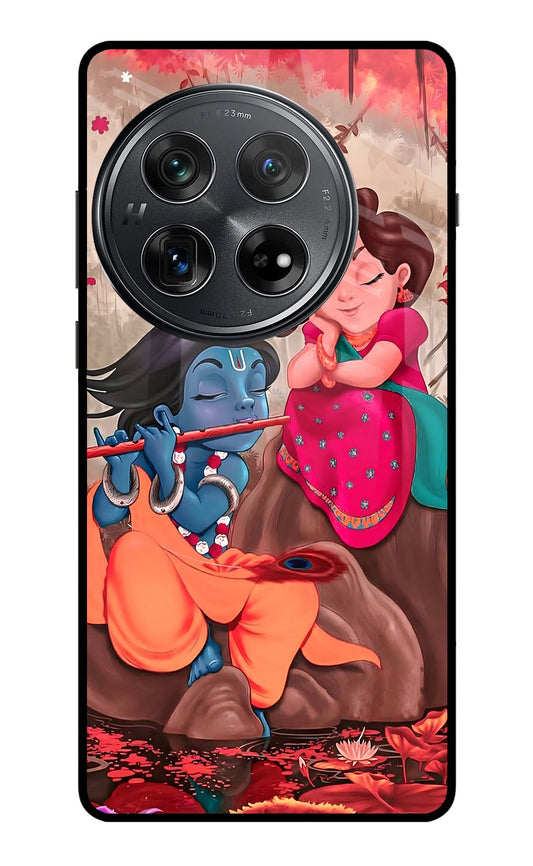 Radhe Krishna Oneplus 12 Glass Case