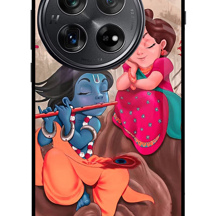 Radhe Krishna Oneplus 12 Glass Case