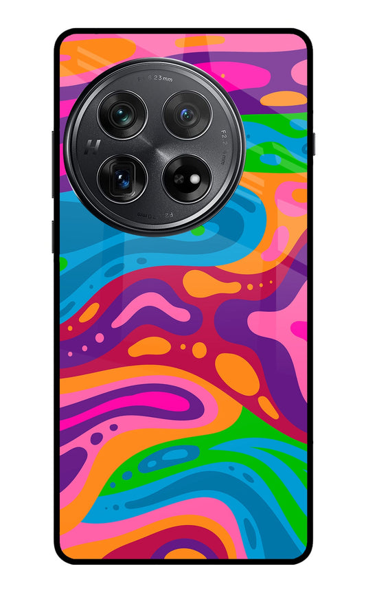 Trippy Pattern Oneplus 12 Glass Case