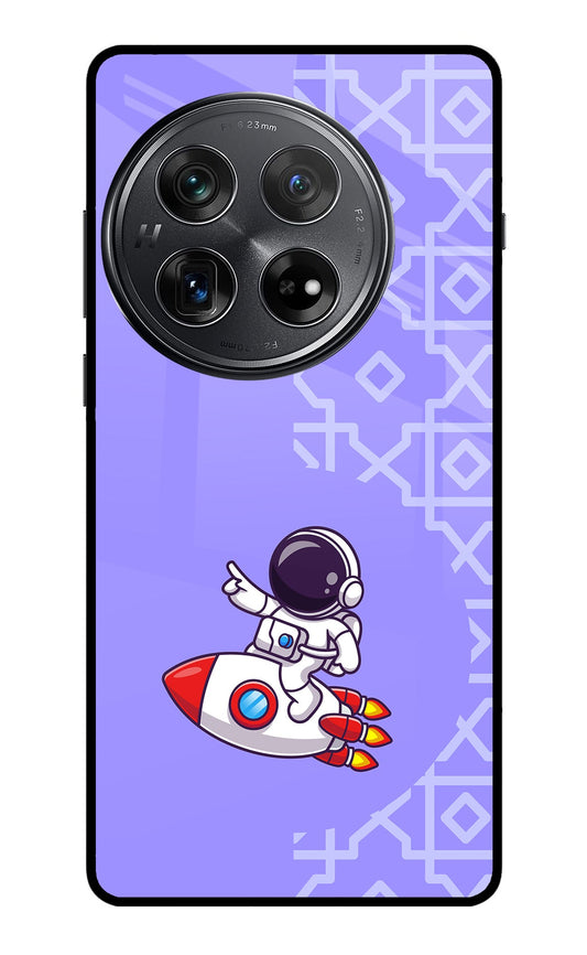 Cute Astronaut Oneplus 12 Glass Case