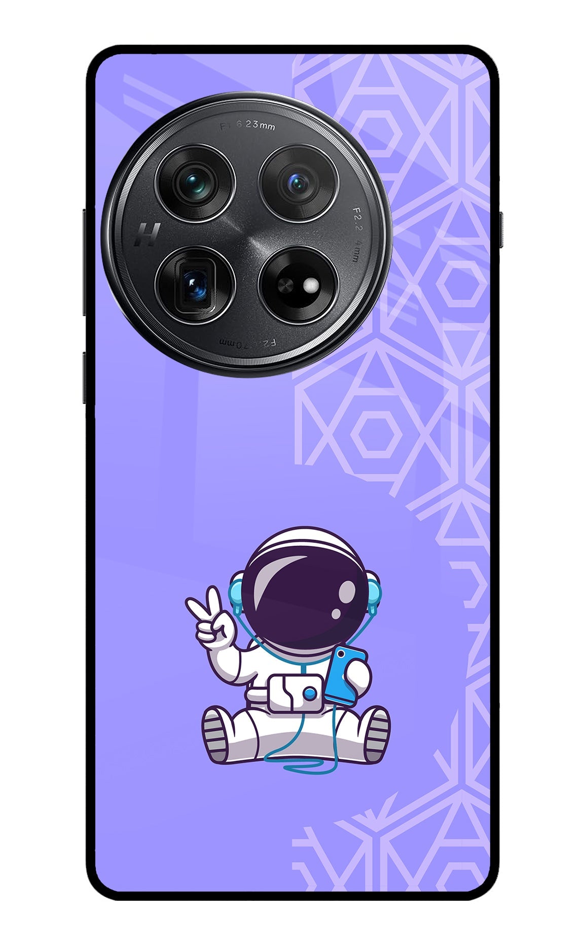 Cute Astronaut Chilling Oneplus 12 Back Cover