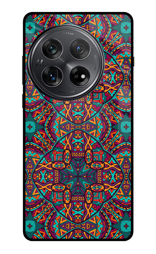 Colour Mandala Oneplus 12 Glass Case