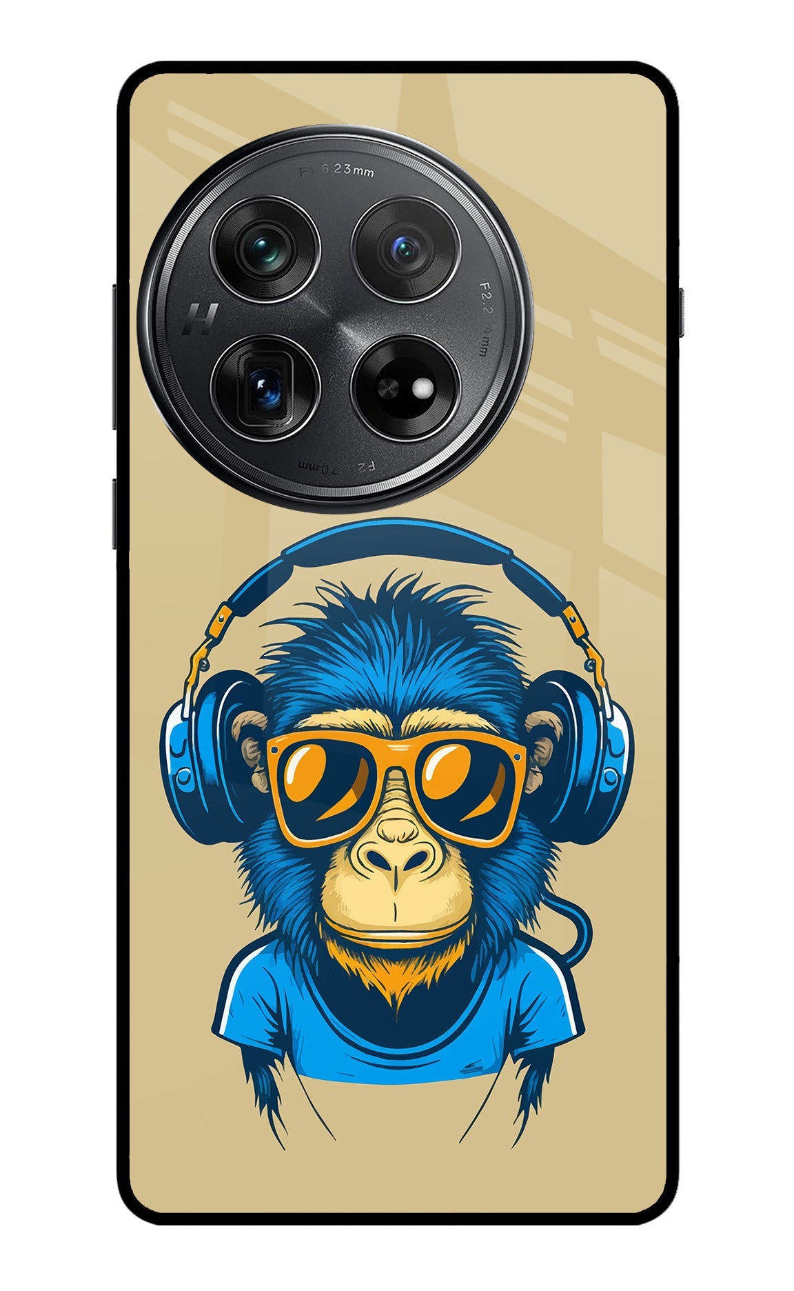 Monkey Headphone Oneplus 12 Back Cover