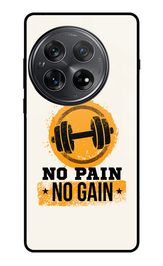 No Pain No Gain Oneplus 12 Glass Case
