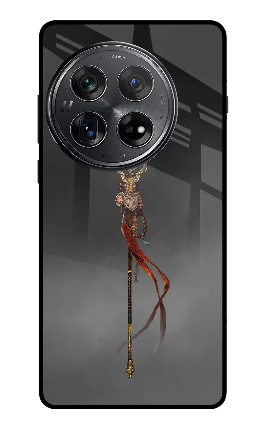 Shiv Trishul Oneplus 12 Back Cover, Glass case