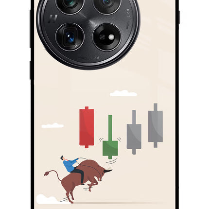 Bull Trading Momentum Oneplus 12 Glass Case