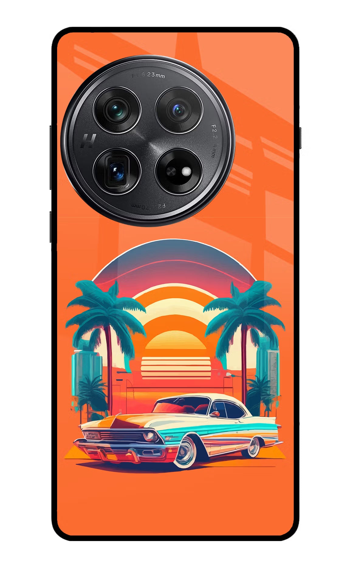 Palm Drive 80s Oneplus 12 Glass Case