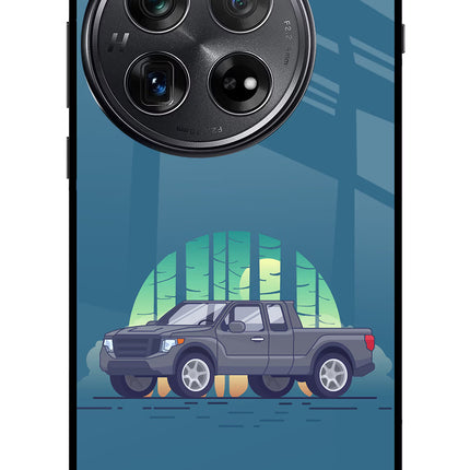 Retro Garage Vibe Oneplus 12 Glass Case