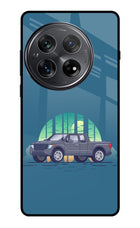 Retro Garage Vibe Oneplus 12 Glass Case