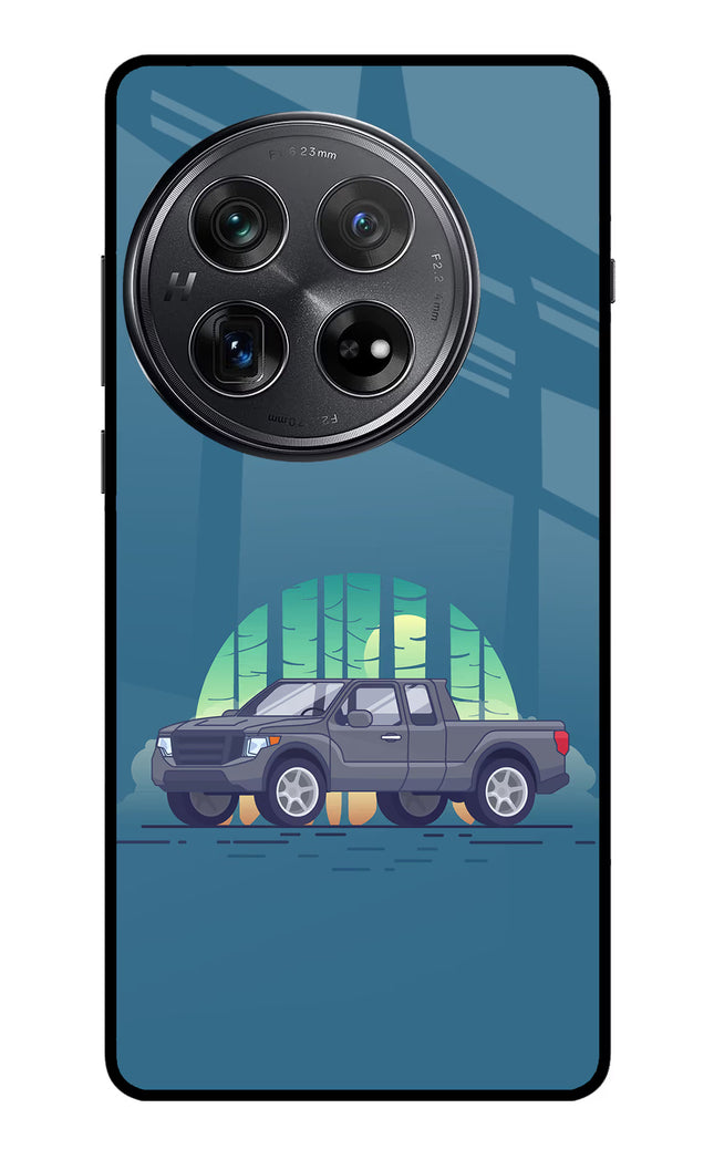 Retro Garage Vibe Oneplus 12 Glass Case