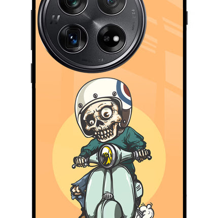 Undead Biker Oneplus 12 Glass Case