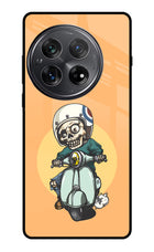 Undead Biker Oneplus 12 Glass Case
