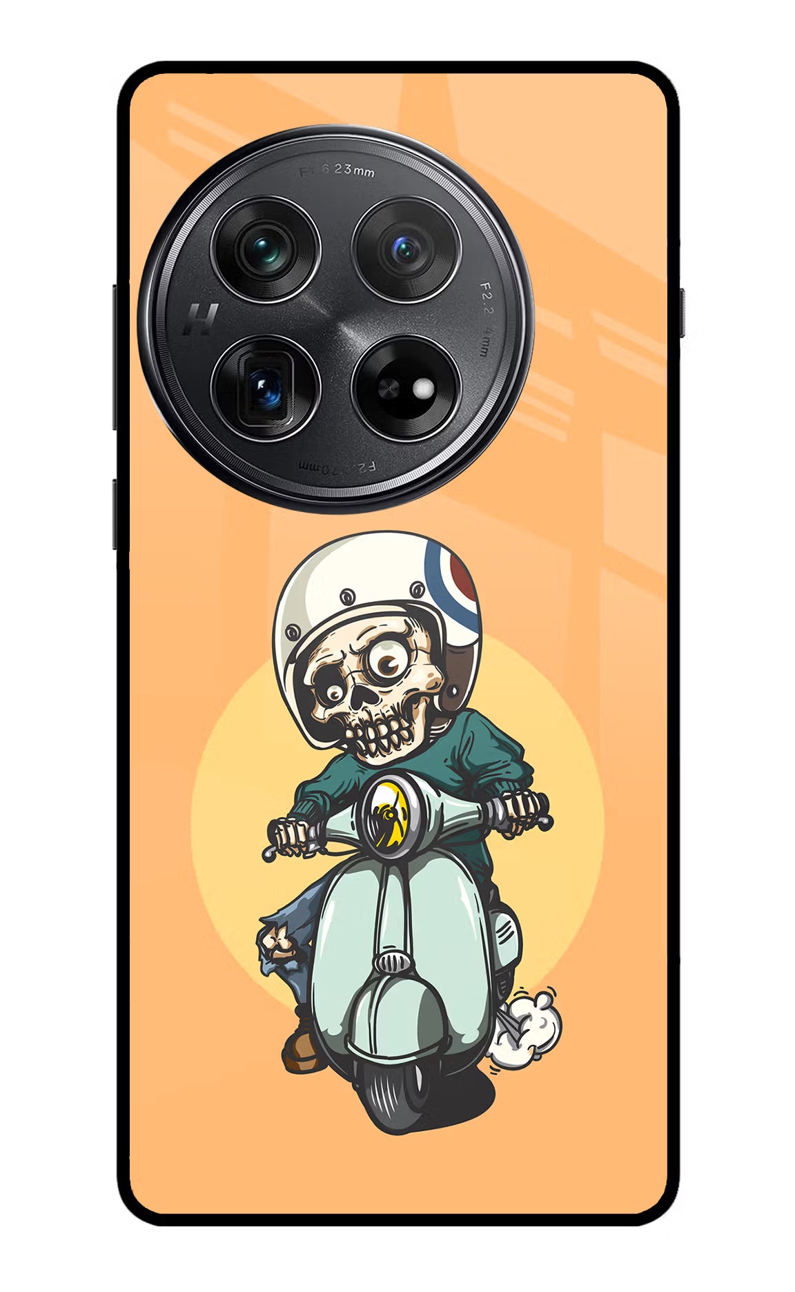 Undead Biker Oneplus 12 Glass Case