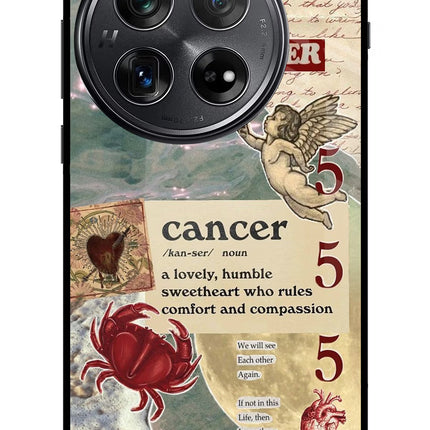 Cancer Zodiac Oneplus 12 Glass Case