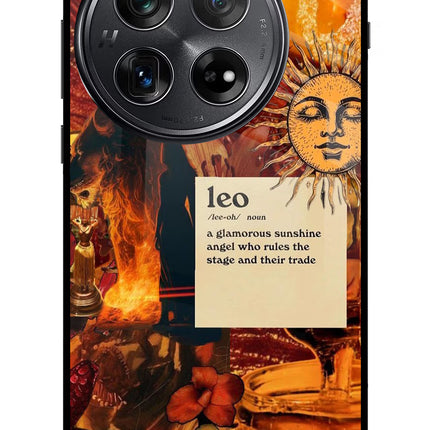 Leo Zodiac Oneplus 12 Glass Case