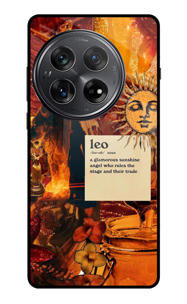 Leo Zodiac Oneplus 12 Glass Case