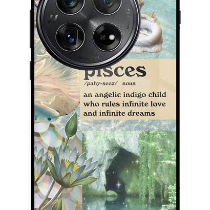 Pisces Zodiac Oneplus 12 Glass Case
