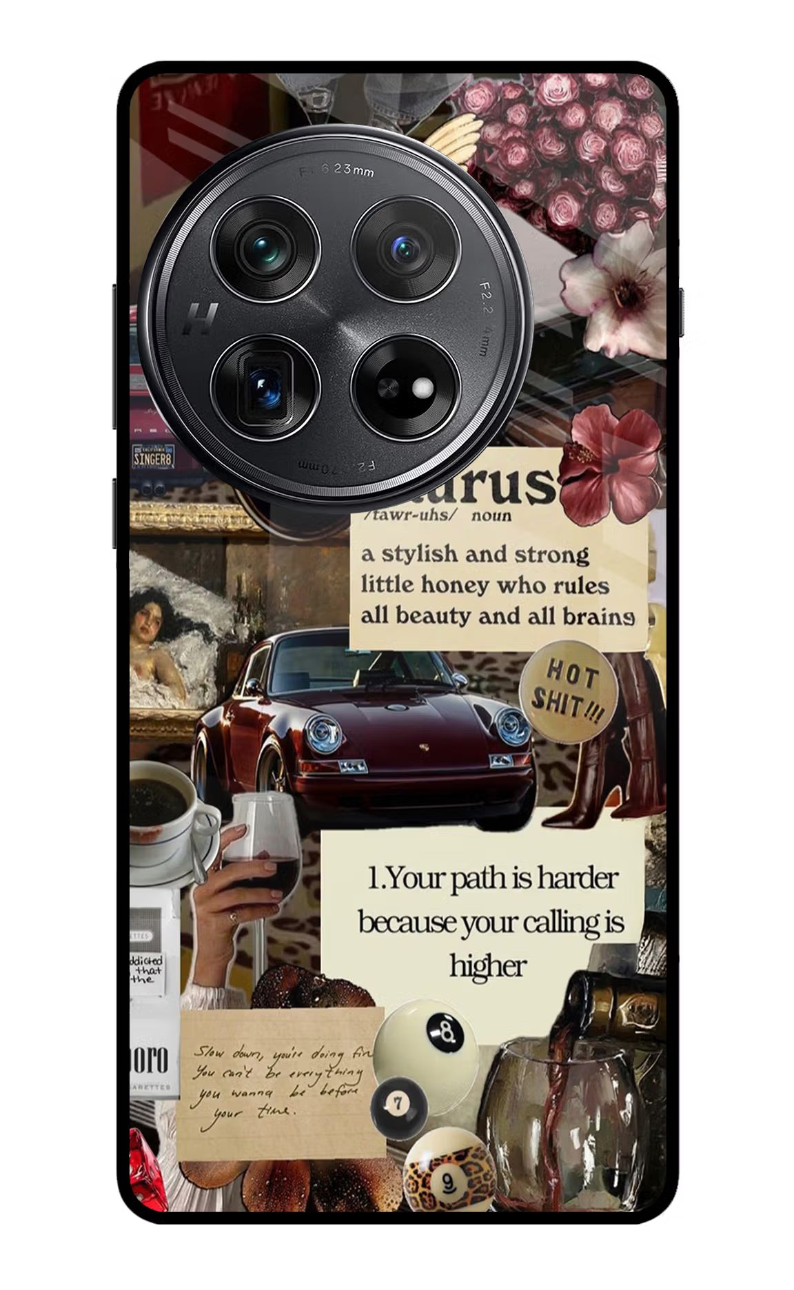 Taurus Zodiac Oneplus 12 Glass Case Back Cover by Casekaro