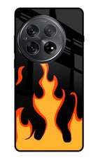 Fired Up – Black Oneplus 12 Glass Case