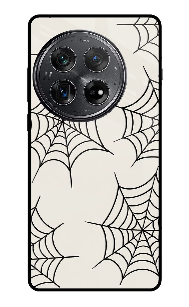 Spider Web Oneplus 12 Glass Case