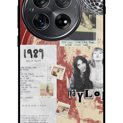Taylor Swift Oneplus 12 Glass Case