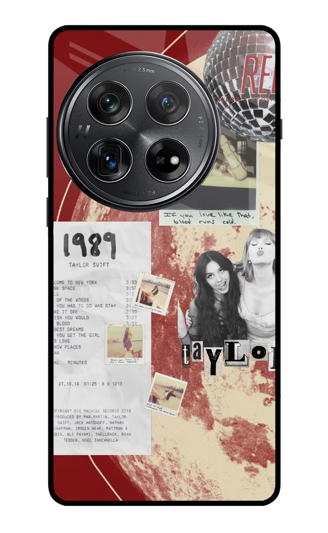 Taylor Swift Oneplus 12 Glass Case