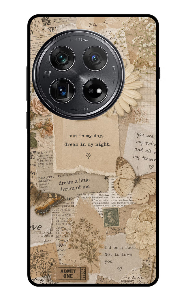 Vintage case Oneplus 12 Glass Case