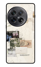 Soft Aesthetic Oneplus 12 Glass Case