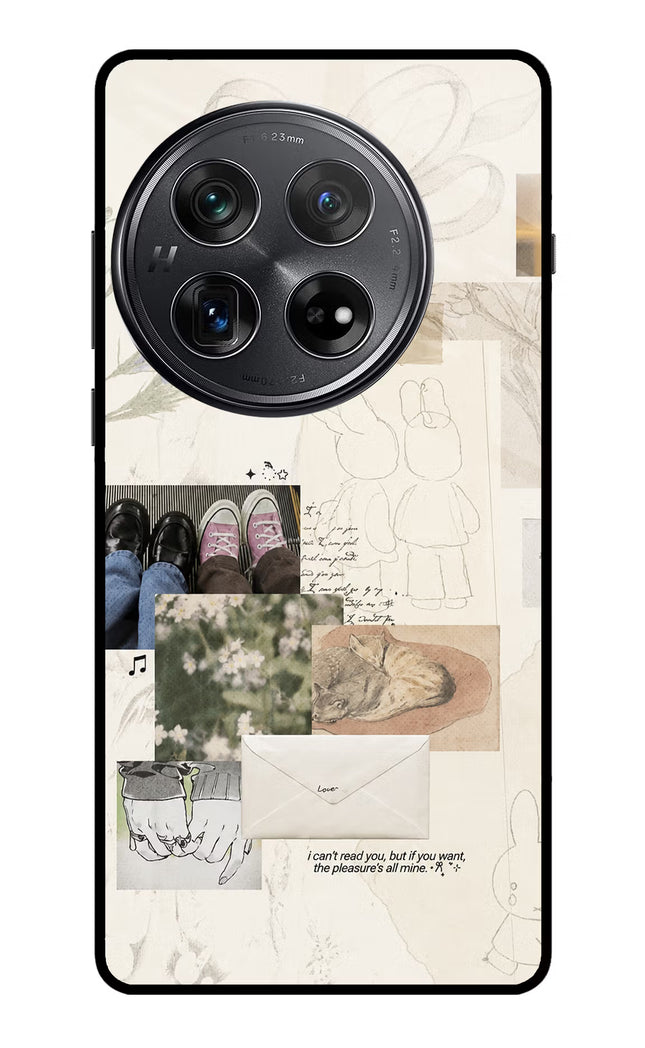 Soft Aesthetic Oneplus 12 Glass Case
