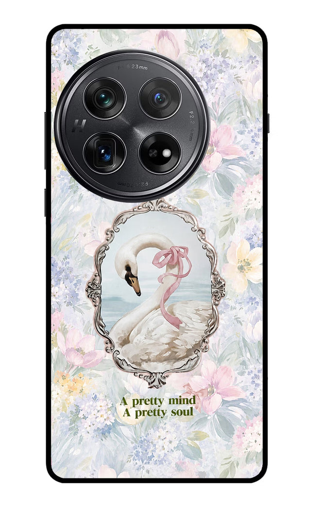 Pretty Mind Pretty Soul Oneplus 12 Glass Case