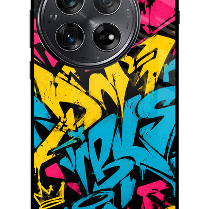 Graffiti Vibe Oneplus 12 Glass Case