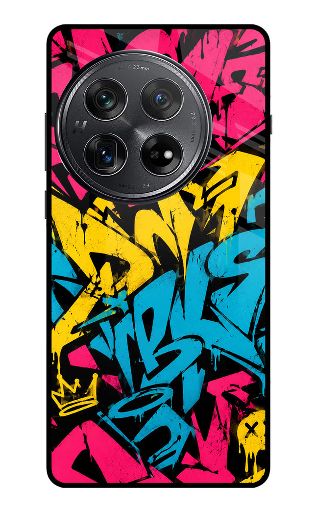 Graffiti Vibe Oneplus 12 Glass Case