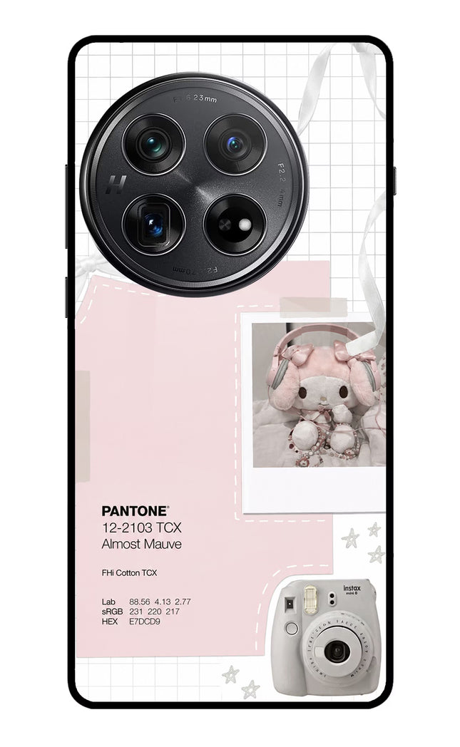 Pantone Asthetic Oneplus 12 Glass Case