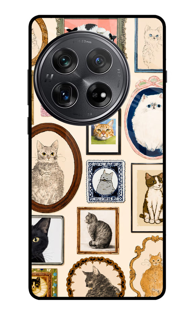 Mirror Cats Oneplus 12 Glass Case