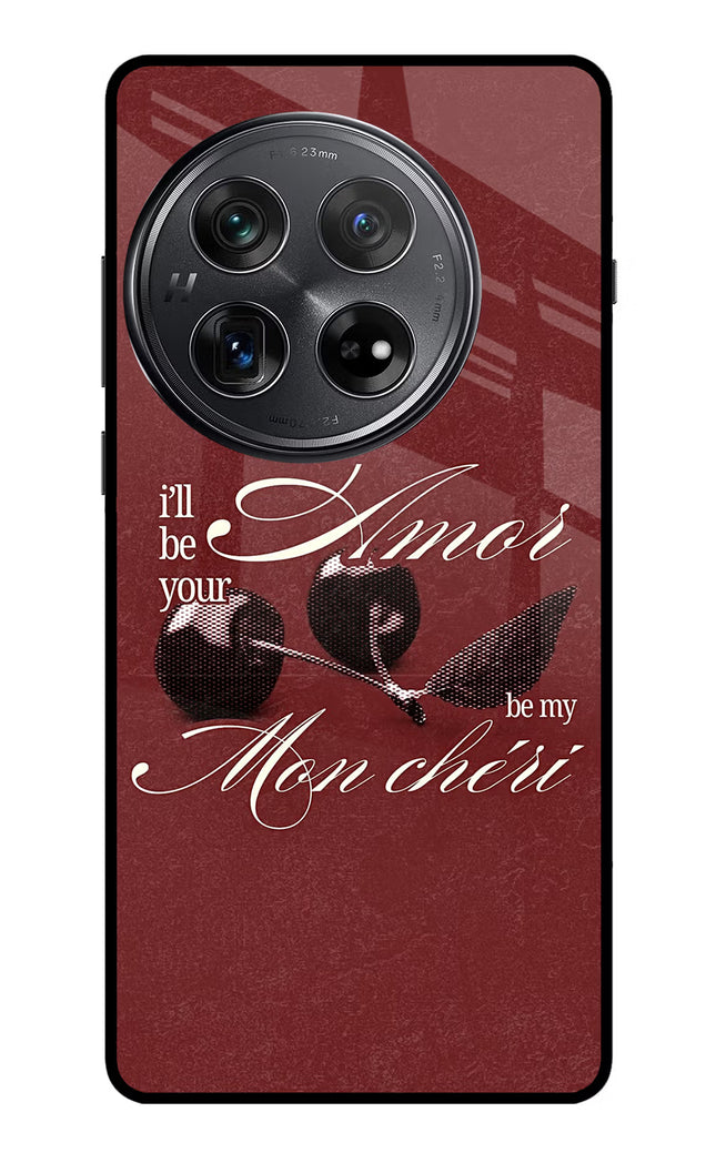 Velvet Cherry Oneplus 12 Glass Case
