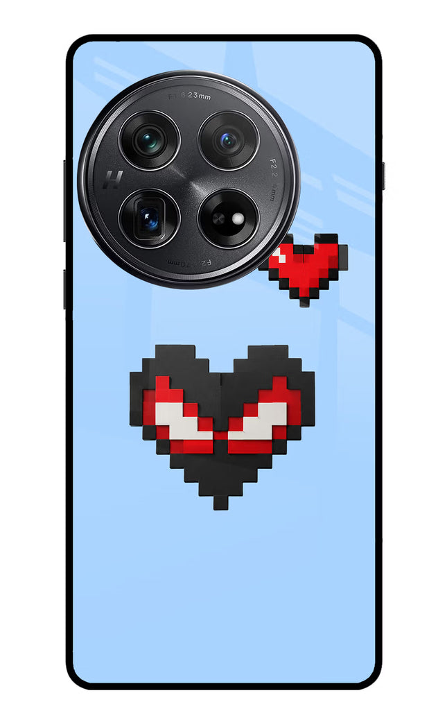 Peter Heart Oneplus 12 Glass Case